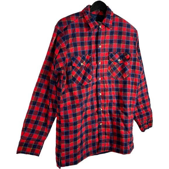 Timber Ridge Flannel plaid Long Sleeve Button Down - Picture 4 of 8